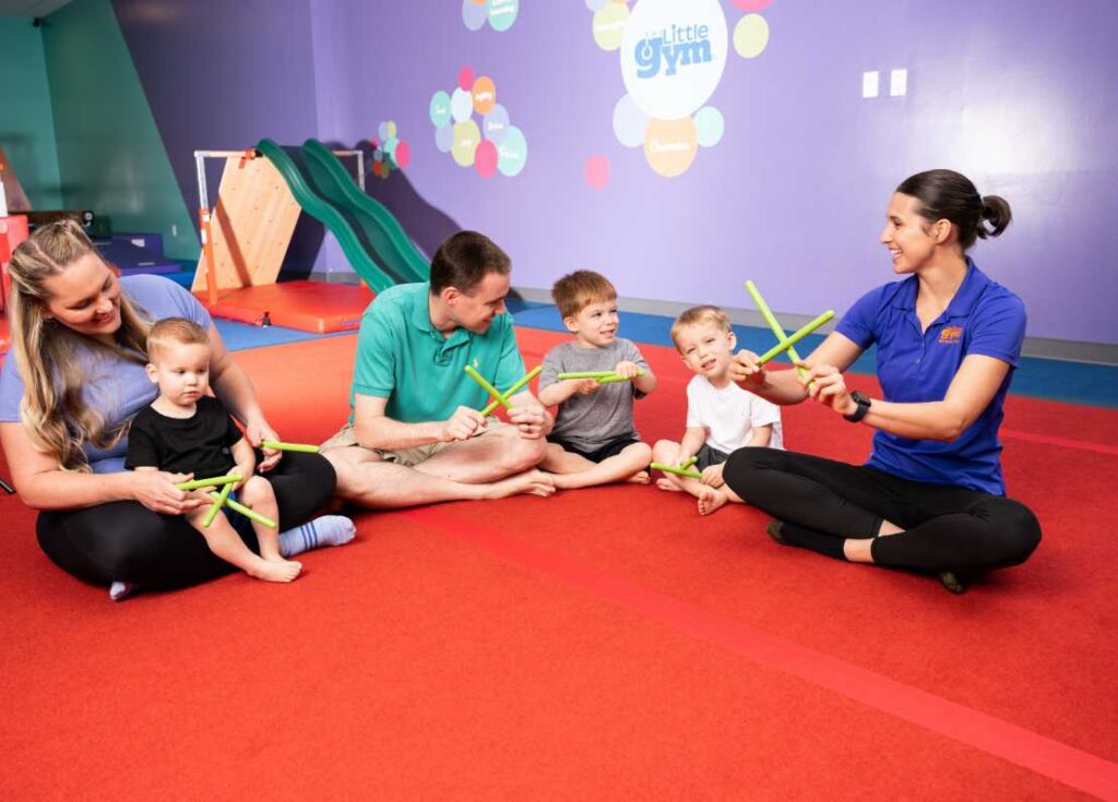 parent-child class at the little gym